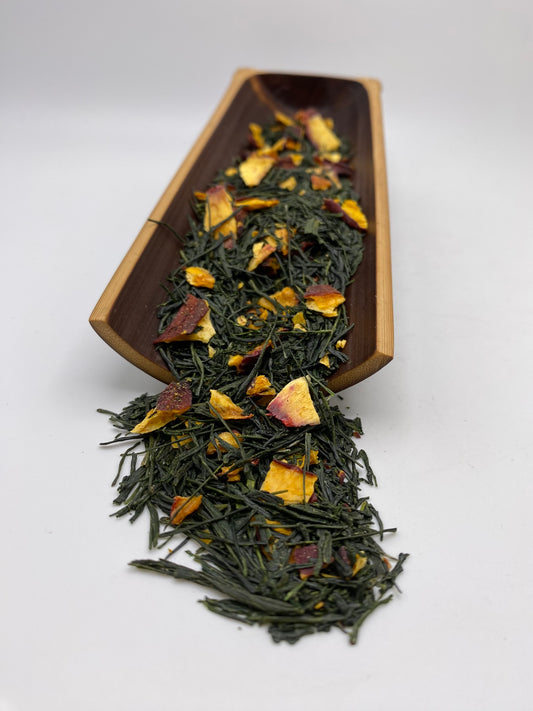 "Emerald Spring Peach" Saemidori Sencha Green Tea 