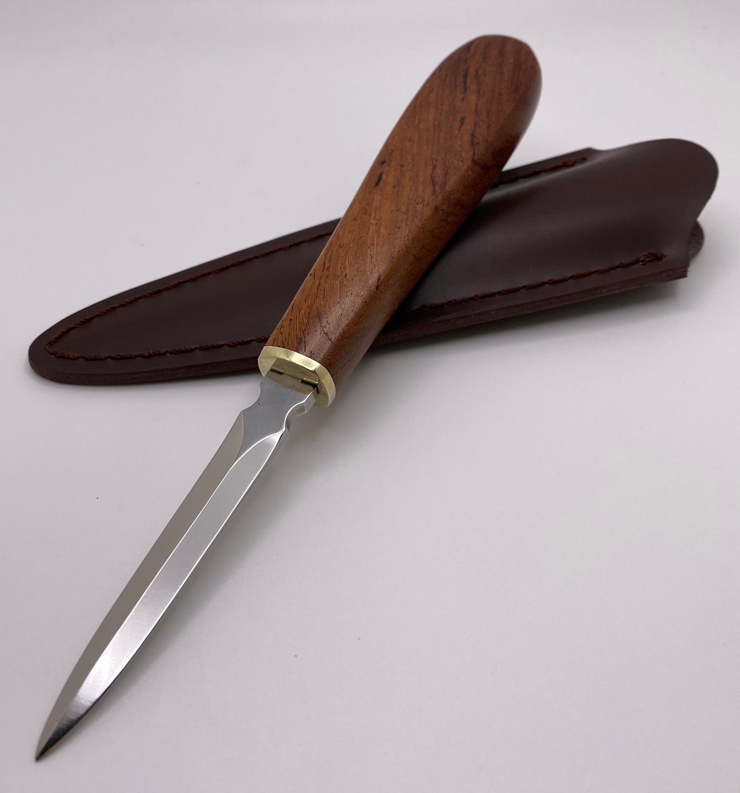 Deluxe Pu'er Tea Knife with Leather Sheath